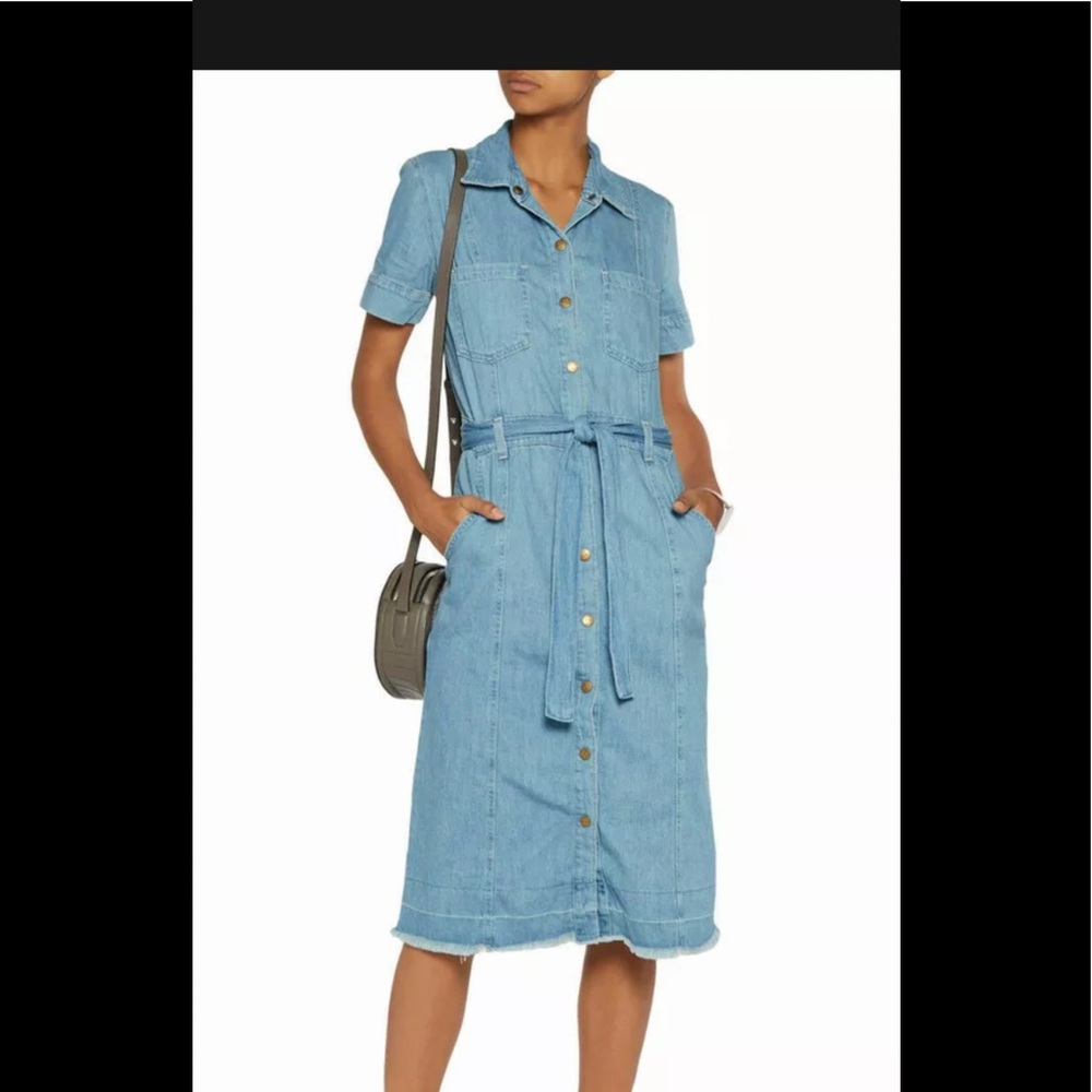 Current Elliott The Jackie denim dress, size 1